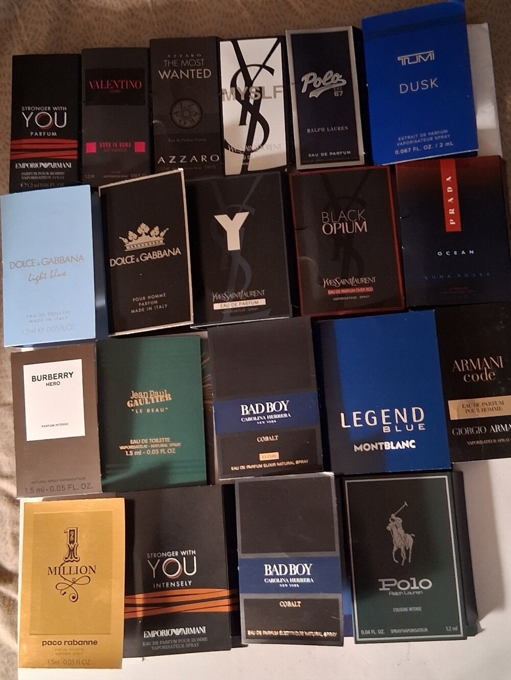 New Bundle 20 High End Cologne Samples - Picture 2 of 2